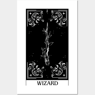 Wizard Tarot Card D&D Nat 20 Dungeons & Dragons Posters and Art